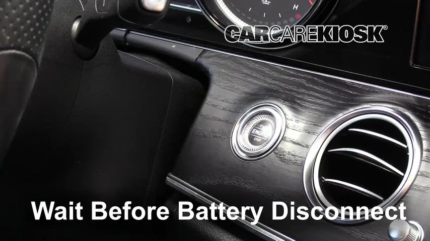 2018 Mercedes-Benz E300 4Matic 2.0L 4 Cyl. Turbo Battery Replace